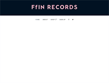 Tablet Screenshot of ffinrecords.co.uk